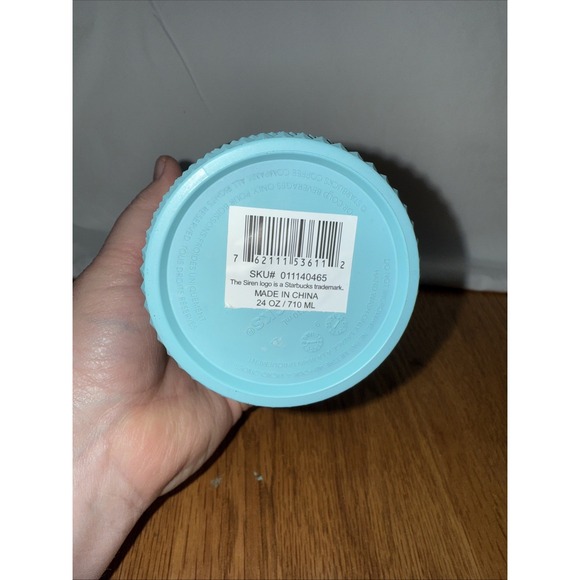 Starbucks Gradient Blue Bling Ombre Studded Tumbler‎ Venti Cup 24 oz (2023) - Picture 3 of 6